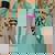 Cute & Feral Sunglasses Raccoon Women's T-Shirt - Vibrant Fun Chalky Mint