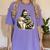 Jesus Hugging Raccoon - Vintage Women's Comfort Colors T-Shirt Violet
