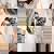Raccoon with Sunglasses Retro Women's T-Shirt - Cozy Back Print Ivory