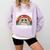 Raccoon's Lover Sweatshirt - Vintage Retro Unisex | Comfort Colors Orchid