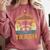 Vintage Raccoon Lovers Comfort Colors Sweatshirt - Cozy Retro Appeal Crimson