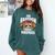 Raccoon's Lover Sweatshirt - Vintage Retro Unisex | Comfort Colors Blue Spruce