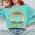 Vintage Raccoon Lovers Comfort Colors Sweatshirt - Cozy Retro Appeal Chalky Mint