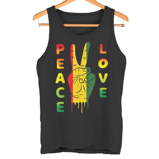 Débardeur Reggae Rastafari - Cadeau Musique Jamaïque - Coupe Classique Légère - Design Graphique Tendance