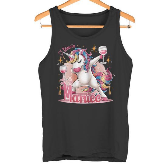 Témoin De La Mariée Licorne Team Future Mariée EVJF - Débardeur Humour Enterrement Vie Jeune Fille