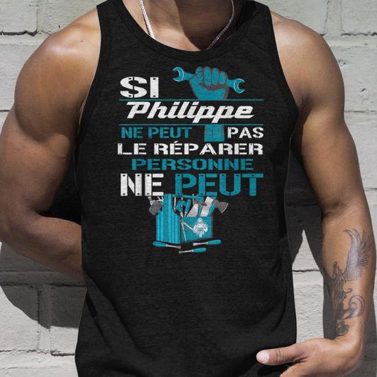 Sweat à Capuche Drôle Si Philippe Ne Peut Pas Le Réparer Personne Ne Peut