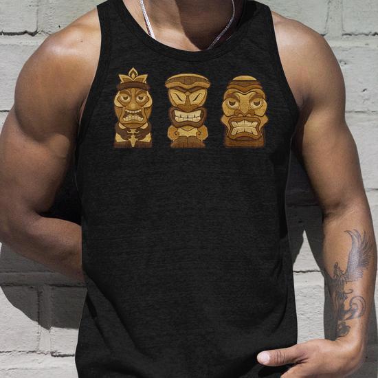 Débardeur Maori Manaia - Tatouage Tribal Polynésien - Homme Et Femme - Cadeau Pour Fans De Culture Maori