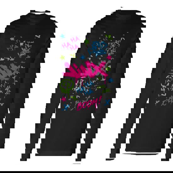 Jinx Graffiti Vibrant Punk Style Long Sleeve T-Shirt - Thegiftio