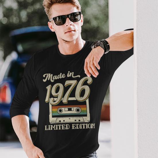 1976 Vintage Cassette Long Sleeve T-Shirt | Mazezy