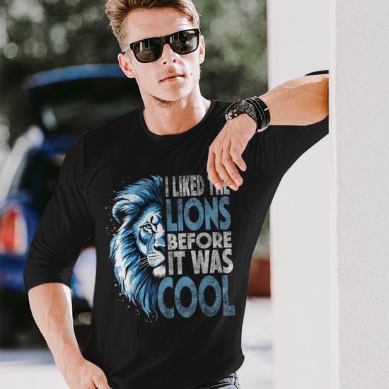 I Liked The Lions Before It Was Cool Vintage Long Sleeve T-Shirt