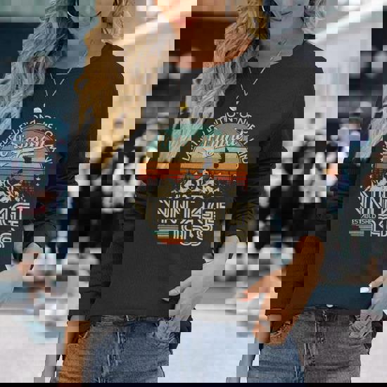 1968 Original Vintage Long Sleeve T-Shirt | Mazezy