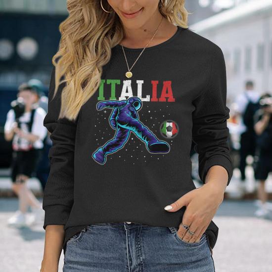 T-shirt Homme Italie - Coton - Noir - Neuf Avec étiquettes