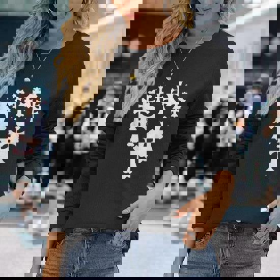 Y2k Cross Heart Long Sleeve T-Shirt - Seseable