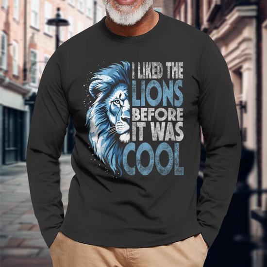 I Liked The Lions Before It Was Cool Vintage Long Sleeve T-Shirt