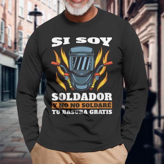 Camiseta Divertida Para Soldador – Diseño Genial Para Profesionales Del Sector, Ligera Y Cómoda