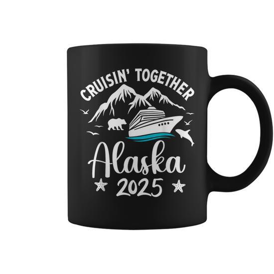 Alaska Cruise 2025 Family Summer Vacation Travel Matching Coffee Mug -  Seseable
