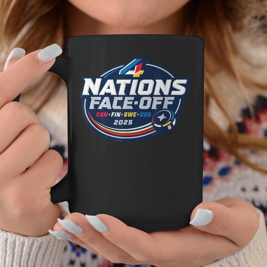 4 Nations Face Off Coffee Mug - Seseable