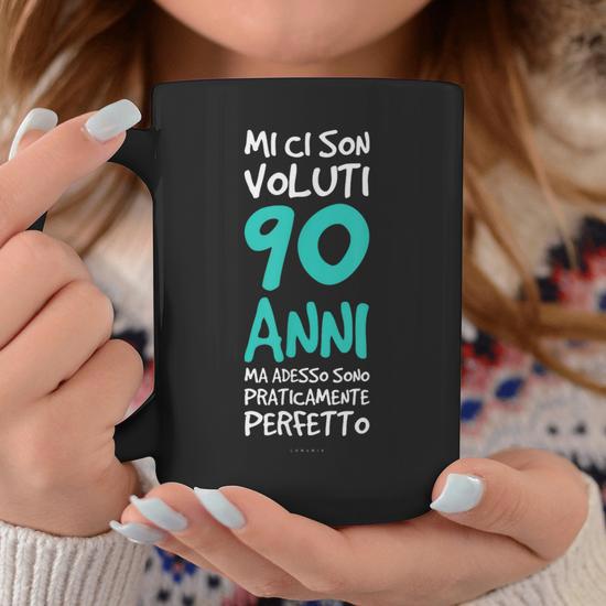 Calzini Regalo Per 90° Compleanno Uomo - Design Divertente Per Novant'anni, Taglia 6-11