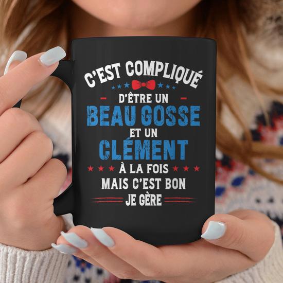 Funny French Mug Gift - 'Complicated Being A Hottie & Stuntman' Humor Coffee Cup For Birthday, Christmas, Men, Women, 330ml