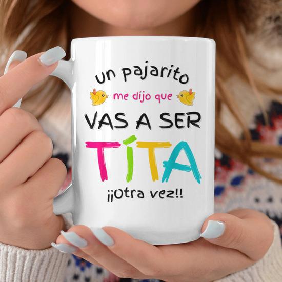 Taza De Regalo De Embarazo Y Anuncio De Embarazo Para Tía Abuela Familia