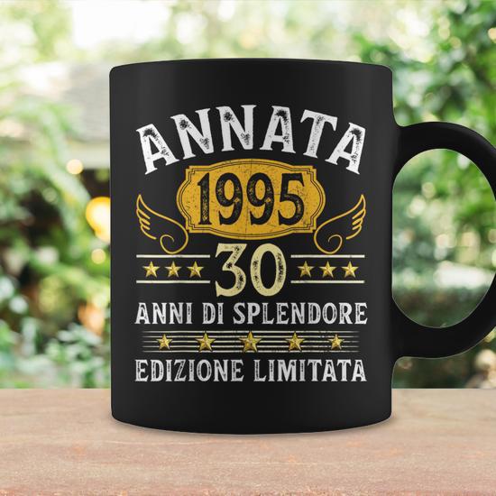 Tazza Regalo 30° Compleanno Nati Nel 1995 - Stampa Fronte/Retro Per Uomo E Donna