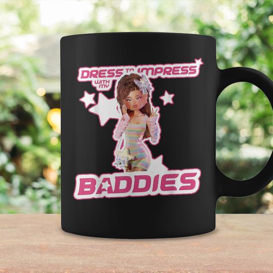 Play Dress To Impress With My Baddies Runway Diva Dti Robux Coffee Mug - Seseable Play Dress To Impress With My Baddies Runway Diva Dti Robux Coffee Mug - Seseable