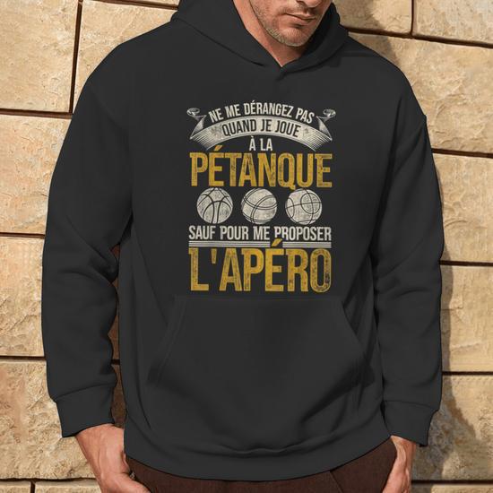 Boccia Humour Ne Me Dérangez Pas Quand Je Joue à La Pétanque T-Shirt181