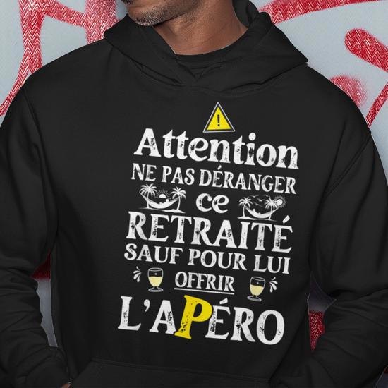 Sweatshirt Humour "Retraité En 2026" - Cadeau Départ Retraite Original Pour Homme - Colle Ronde, Coupe Classique