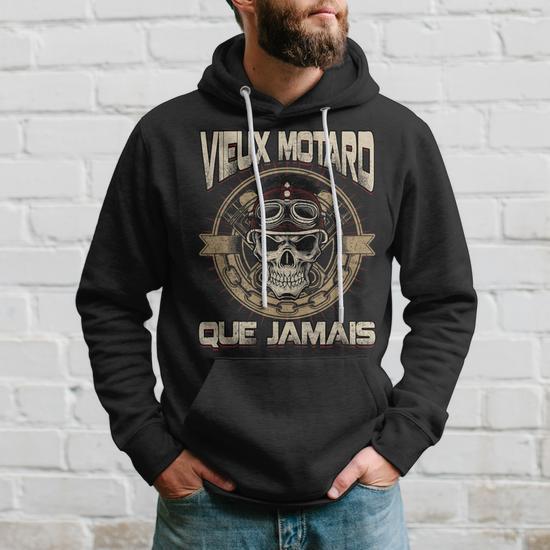 Sweat Moto Homme Motorcycle Moto Motard Sweat à Capuche Sweat Capuche Quad Conducteur