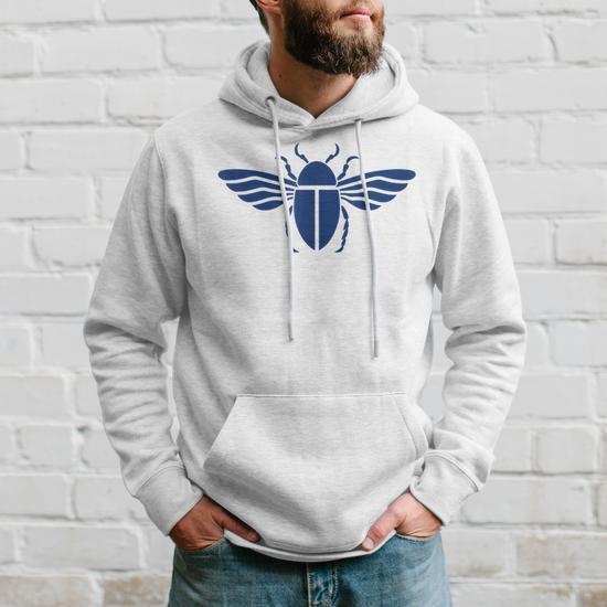 Scarabée Sweat à Capuche - Motif Insecte Égyptien Original