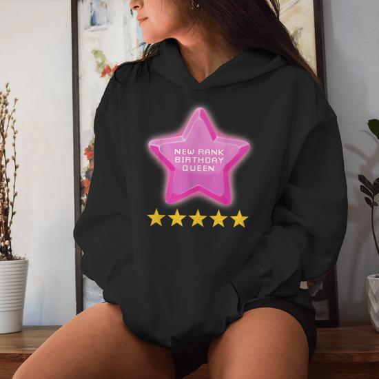 New Rank Birthday Queen Diva Dress To Impress Birthday Girl Women Hoodie -  Monsterry DE