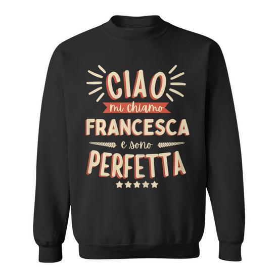 fashwork Tshirt con Nome Angela e Aggettivi Simpatici - Idea Regalo - in Cotone