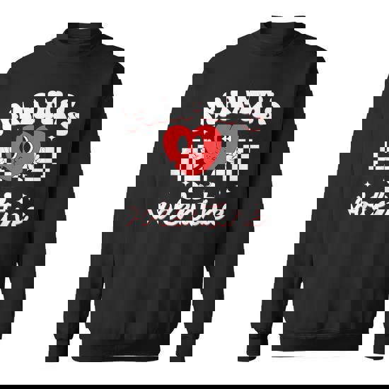 *p(R)ojectR® Valentine Heart Logo Hoodie Glitter Heart Hoodie Valentines Day Hooded Sweatshirt Gift