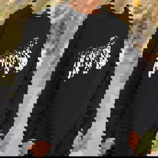 Maglietta Note Musicali Con Mani Da Pianista - Idea Regalo Per Musicisti E Amanti Del Pianoforte