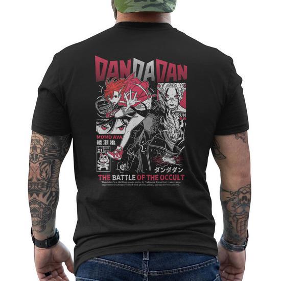 Dandadan Cool Shonen Manga Anime Dandadan Men's T-shirt Back Print