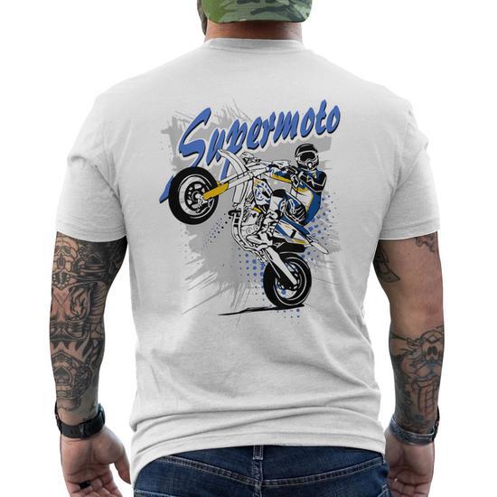 T-Shirt Supermoto Supermotard Moto Cross Enduro - Idéal Pour Fans De Moto