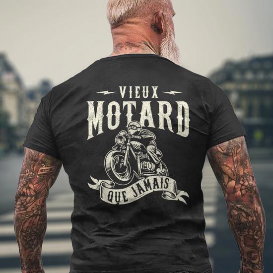 T-shirt Humour Motard – « Je Ne Vieillis Pas, Je Passe à La Vitesse Supérieure », Coupe Classique Unisexe - 11