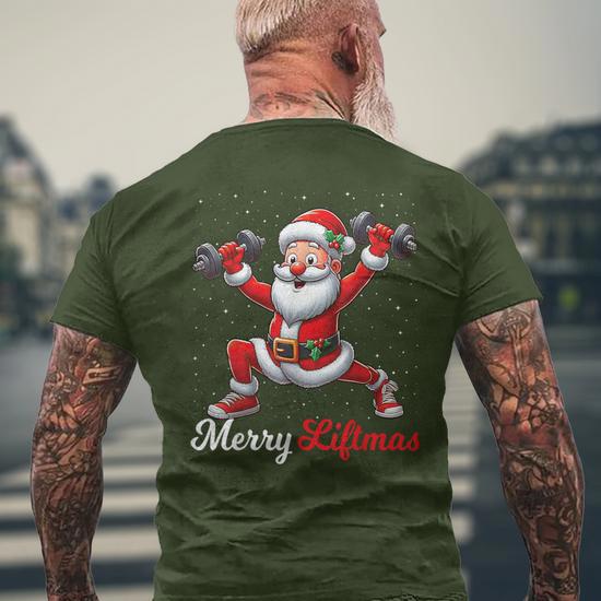 Débardeur Fitness Drôle "Merry Liftmas" | Cadeau Noël Pour Sportif, Bodybuilder | Coupe Classique