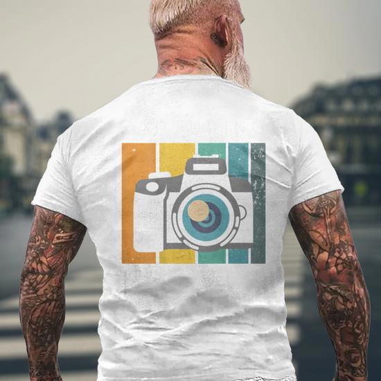Camiseta Sin Mangas Para Fotógrafos | Estampado 'Si No Puedo Llevar Mi Cámara No Voy' | Diseño Divertido Vintage