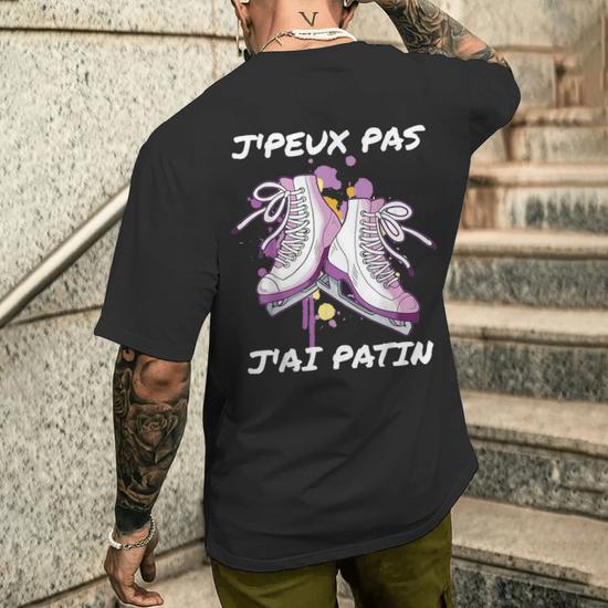 T-Shirt Patinage Artistique Love Patineur Sur Glace - Cadeau Idéal Pour Patineurs Et Fans De Glace