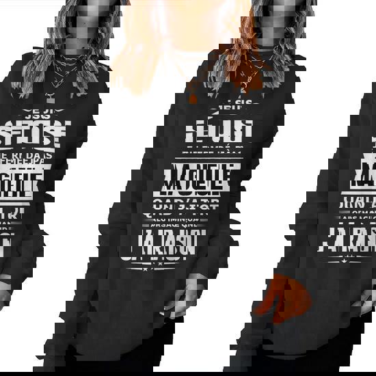 Caissière Je Ferme Pas Ma Gueule Humour Vendeur Caisse Sweat À Capuche