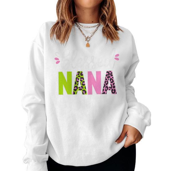 Blessed Nana Grandma Nana Women Sweatshirt - Seseable