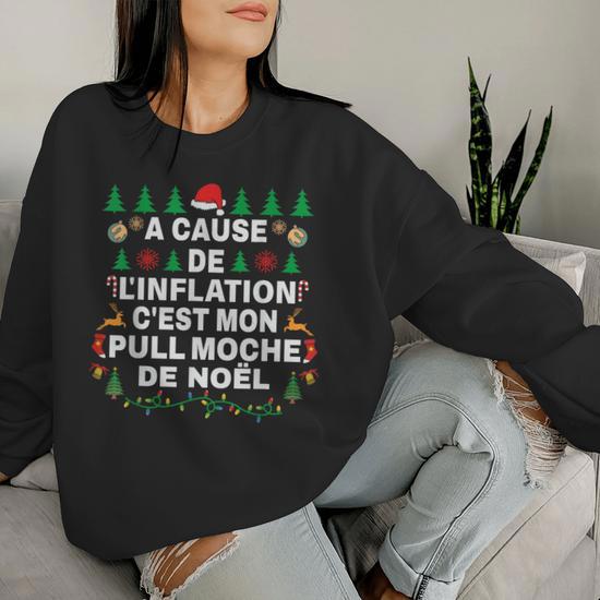 Pull Moche De Noël Homme Femme Humour Inflation Cadeau Noel Débardeur