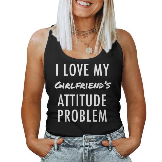 Débardeur Homme "I Love My Girlfriend" Avec Cœur Rouge - Idéal Cadeau Saint-Valentin, Anniversaire Couple - Coupe Classique, Manches Doublées - 7