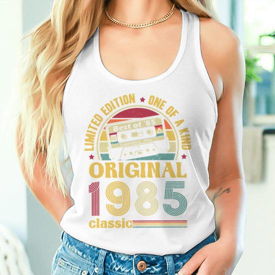 Camiseta Sin Mangas 40 Cumpleaños 1985 - Regalo Para Hombre O Mujer Que Cumple 40 Años, Diseño Edición Limitada