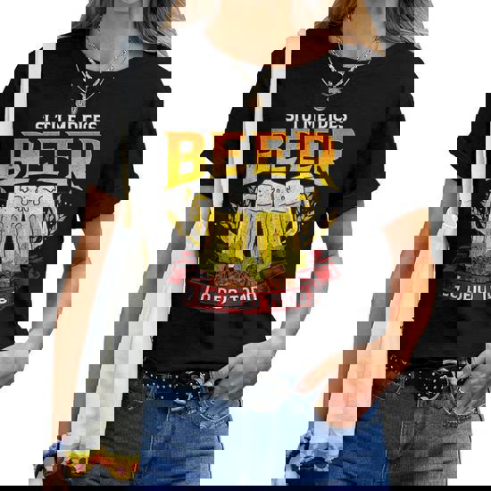 Camiseta Friki Hombre Camisetas Hombre Divertidas Manga Corta Beer