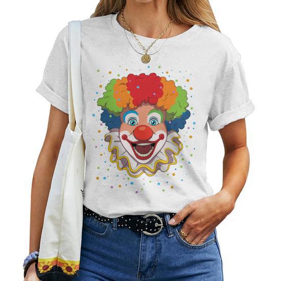 Camiseta Disfraz Payaso Para Hombre – Estampado 3D Realista | Material Elástico Y Suave | Ideal Para Fiestas Y Halloween
