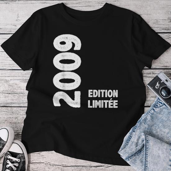 16 Ans Anniversaire Garçon Filleintage 2009 Cadeau T-shirt oversize confortable pour femme