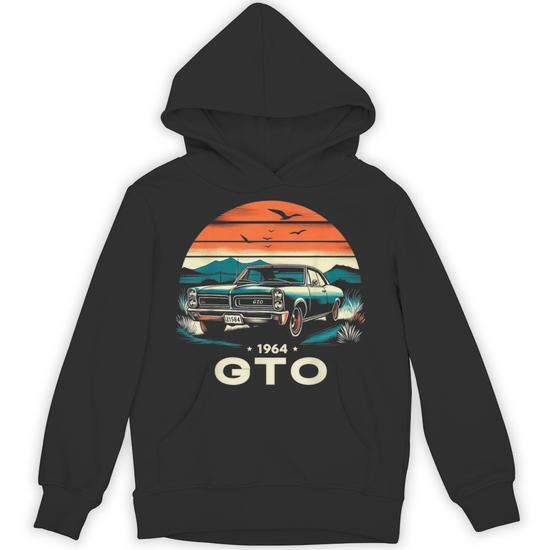 1964 64 Gto Classic Car Old School Muscle Vintage Car Hoodie