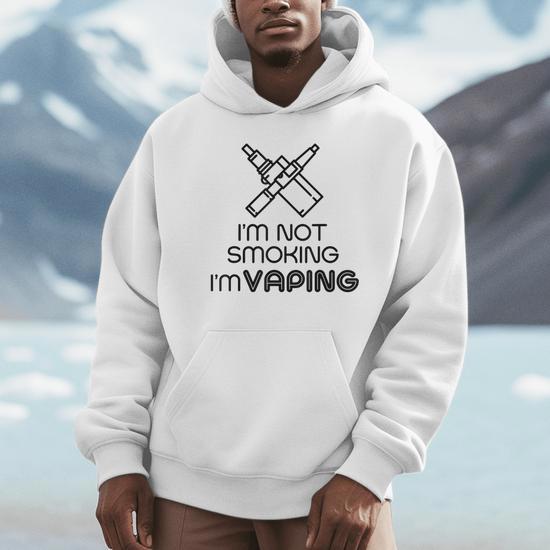 Vaping Not Smoking Vaporizer Vaping Unisex Hoodie | Monsterry